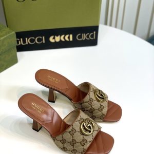 Gucci Brown Yupoo Men shoes Top quality