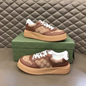 Gucci Brown Yupoo Men shoes Top quality