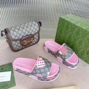 Gucci Brown Yupoo Men shoes Top quality