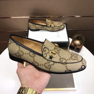 Gucci Brown Yupoo Men shoes Top quality