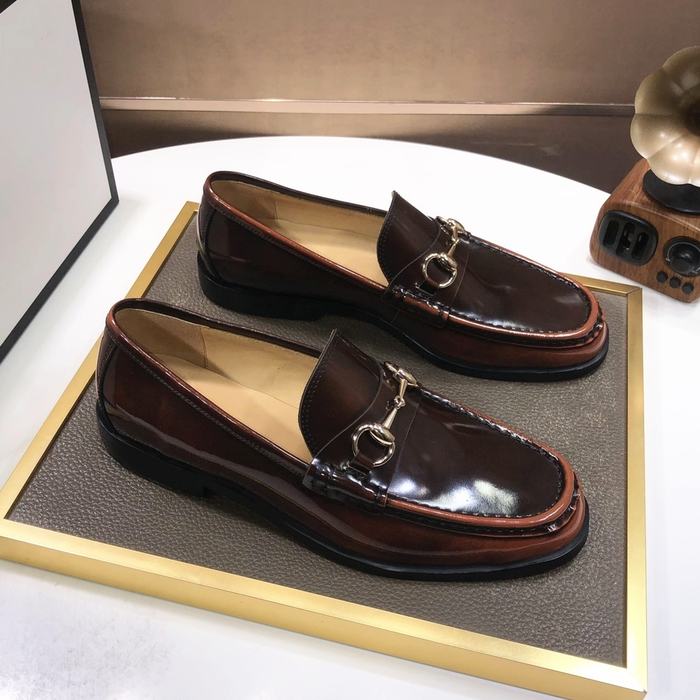 Gucci Burgundy Yupoo Men shoes Top quality