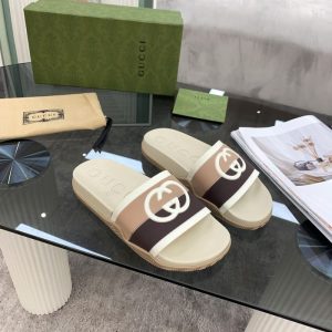 Gucci Brown Yupoo Men shoes Top quality