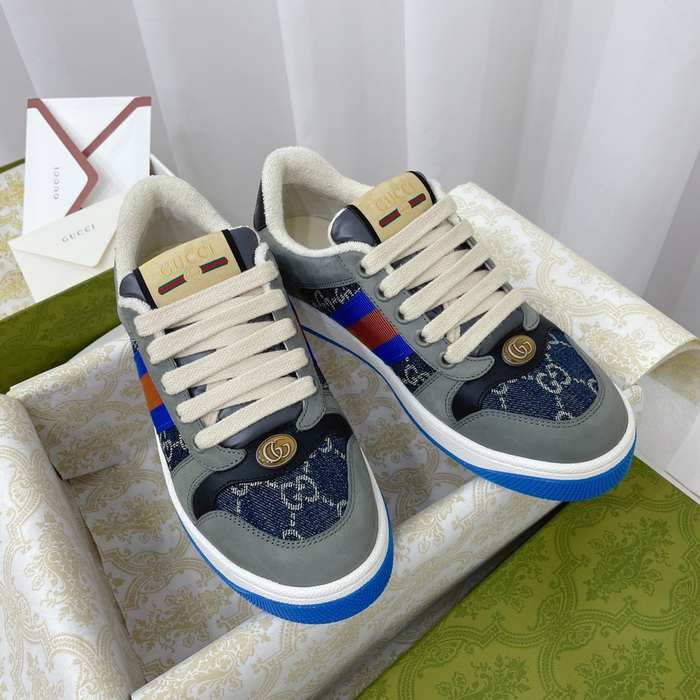 Gucci Grey Yupoo Men shoes Top quality