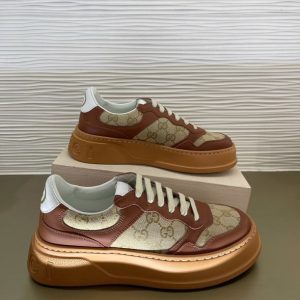 Gucci Brown Yupoo Men shoes Top quality