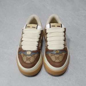 Gucci Tan Yupoo Men shoes Top quality