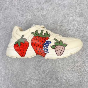 Gucci Tan Yupoo Men shoes Top quality