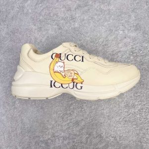 Gucci Tan Yupoo Men shoes Top quality