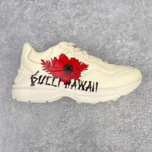 Gucci Tan Yupoo Men shoes Top quality