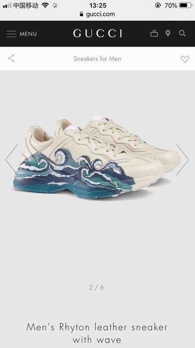 Gucci White Yupoo Men shoes Top quality