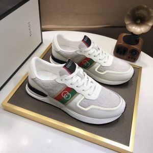 Gucci Tan Yupoo Men shoes Top quality