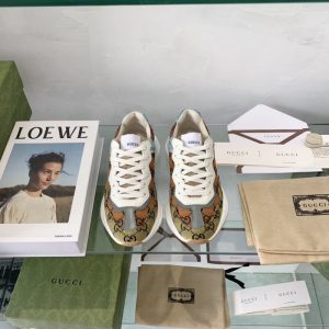 Gucci Brown Yupoo Men shoes Top quality