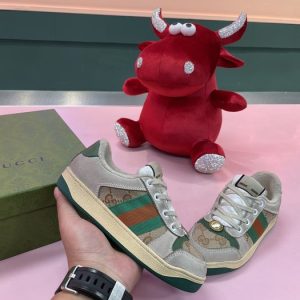 Gucci Grey Yupoo Men shoes Top quality