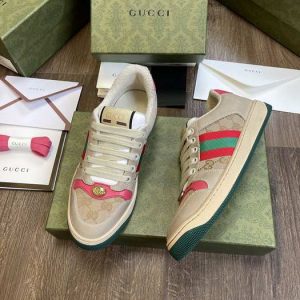 Gucci Tan Yupoo Men shoes Top quality