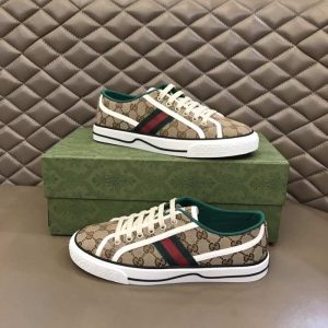 Gucci Brown Yupoo Men shoes Top quality