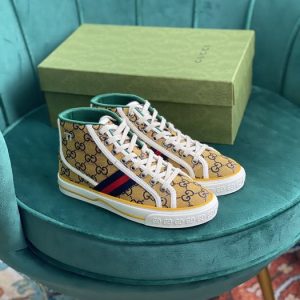 Gucci Tan Yupoo Men shoes Top quality