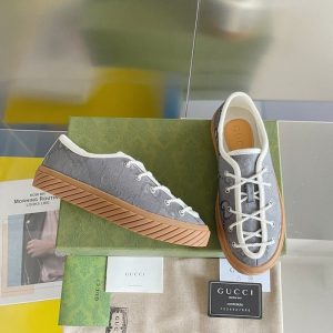 Gucci Grey Yupoo Men shoes Top quality