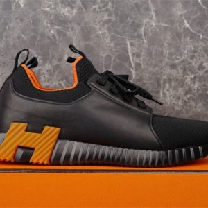 Hermes Black Yupoo Men shoes Top quality