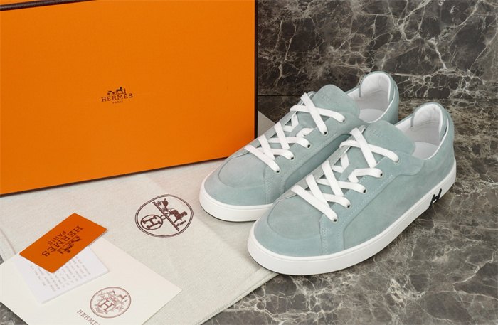 Hermes Blue Yupoo Men shoes Top quality