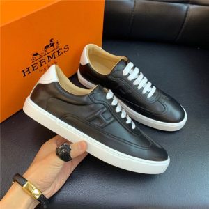 Hermes Black Yupoo Men shoes Top quality