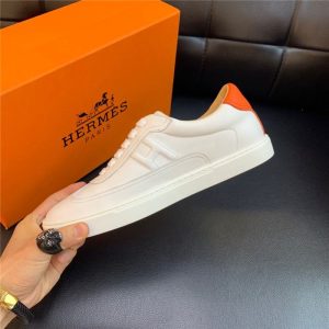 Hermes White Yupoo Men shoes Top quality