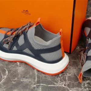 Hermes Grey Yupoo Men shoes Top quality