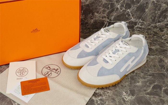 Hermes Blue Yupoo Men shoes Top quality