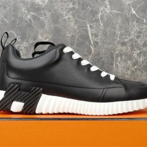 Hermes Black Yupoo Men shoes Top quality