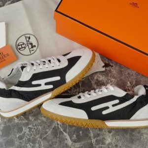 Hermes Black Yupoo Men shoes Top quality