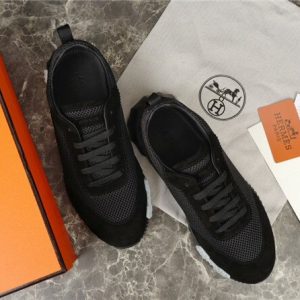 Hermes Black Yupoo Men shoes Top quality