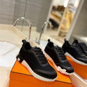 Hermes Black Yupoo Men shoes Top quality