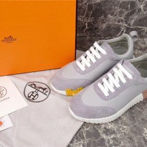 Hermes Grey Yupoo Men shoes Top quality