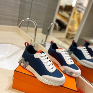 Hermes Blue Yupoo Men shoes Top quality