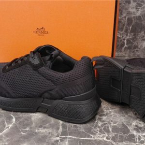 Hermes Black Yupoo Men shoes Top quality