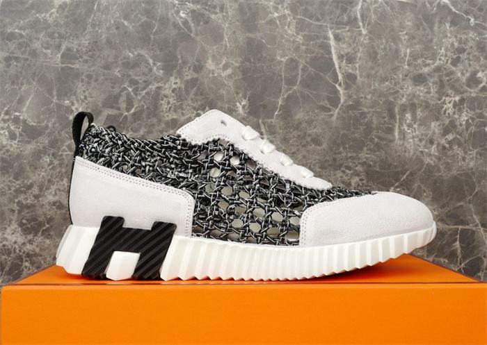 Hermes Black Yupoo Men shoes Top quality