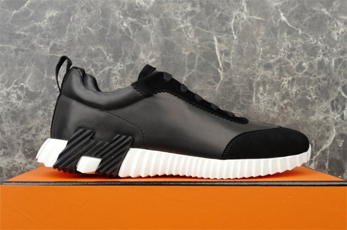 Hermes Black Yupoo Men shoes Top quality