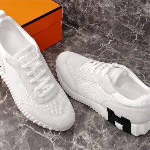 Hermes White Yupoo Men shoes Top quality