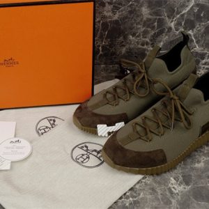 Hermes Green Yupoo Men shoes Top quality