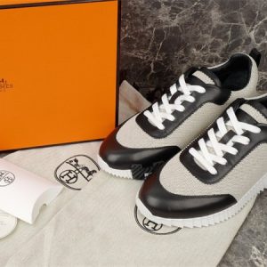 Hermes Black Yupoo Men shoes Top quality