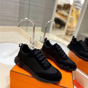 Hermes Black Yupoo Men shoes Top quality