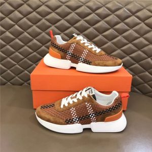 Hermes Brown Yupoo Men shoes Top quality