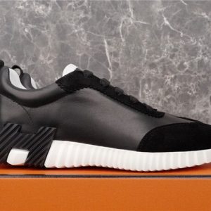 Hermes Black Yupoo Men shoes Top quality