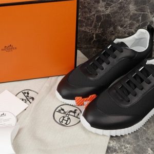 Hermes Black Yupoo Men shoes Top quality