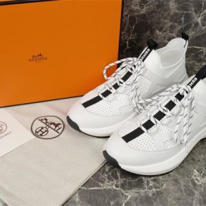 Hermes White Yupoo Men shoes Top quality