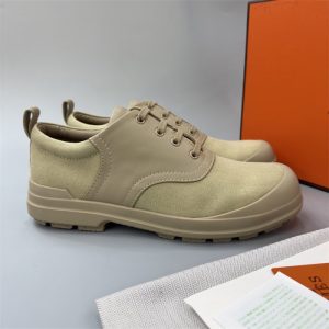 Hermes Beige Yupoo Men shoes Top quality