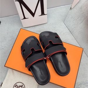 Hermes Black Yupoo Men shoes Top quality