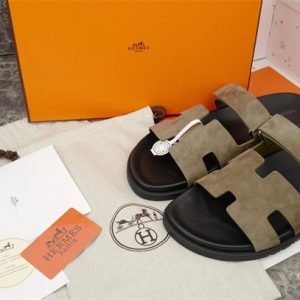 Hermes Grey Yupoo Men shoes Top quality