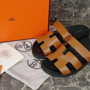 Hermes Tan Yupoo Men shoes Top quality