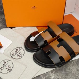 Hermes Black Yupoo Men shoes Top quality
