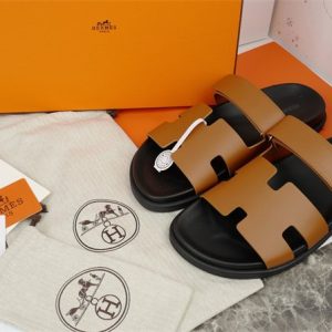 Hermes Beige Yupoo Men shoes Top quality