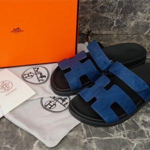 Hermes Blue Yupoo Men shoes Top quality